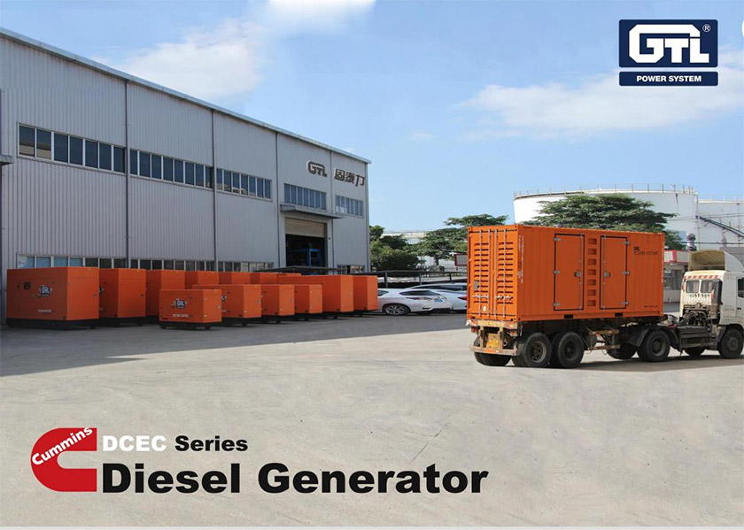 Os geradores a diesel da série GTL Cummins são altamente reconhecidos pelos clientes em Camarões, África